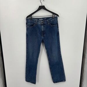 Goodfellow & Co‎ Straight Jeans Mens 34x30 Blue Medium Wash Cotton Fair Trade